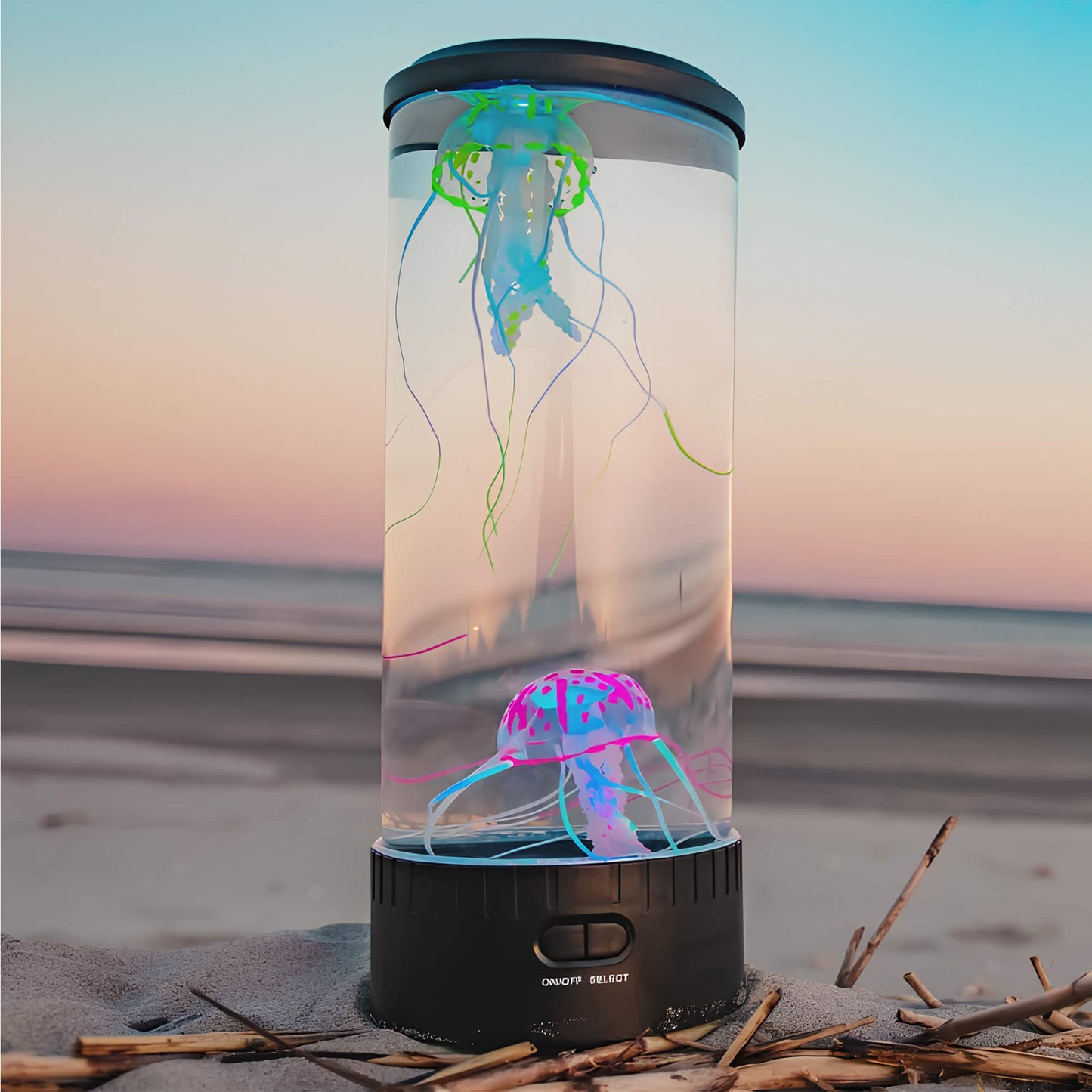 Calming LED Jellyfish Table Lamp