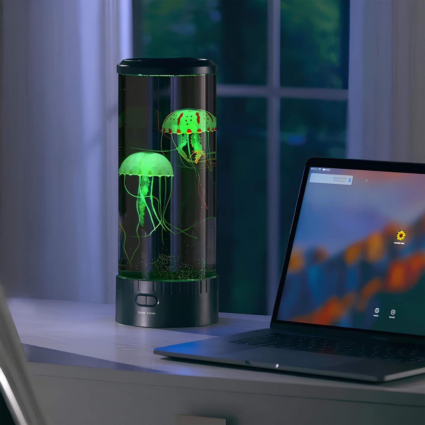 Calming LED Jellyfish Table Lamp
