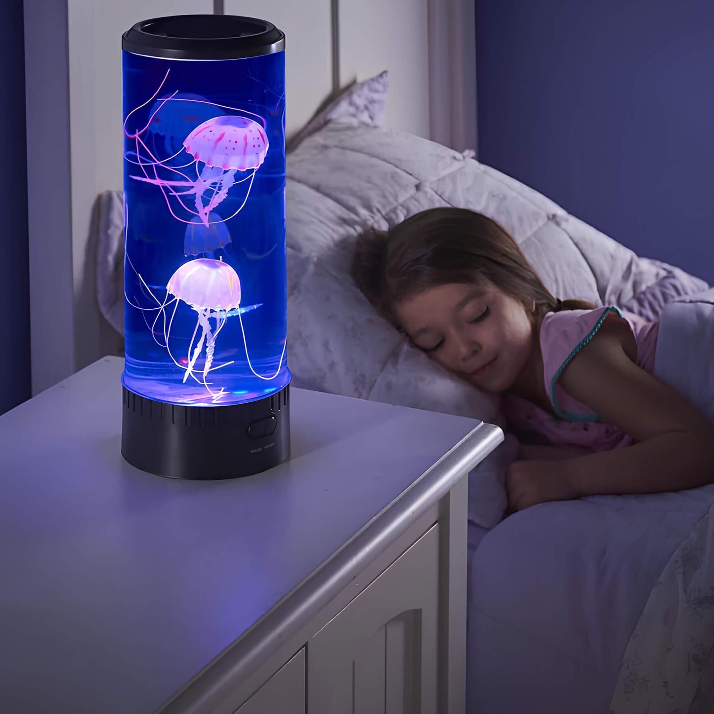 Calming LED Jellyfish Table Lamp