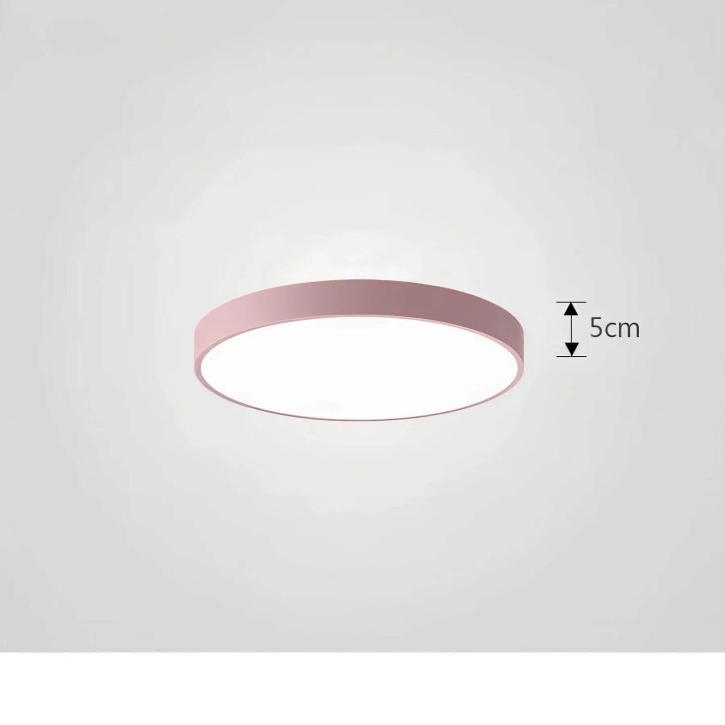 Modern ceiling light with glossy finish