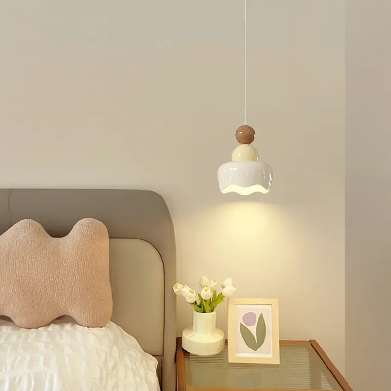 French Cream Pendant Light