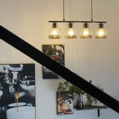 Vintage Black Island Fixture