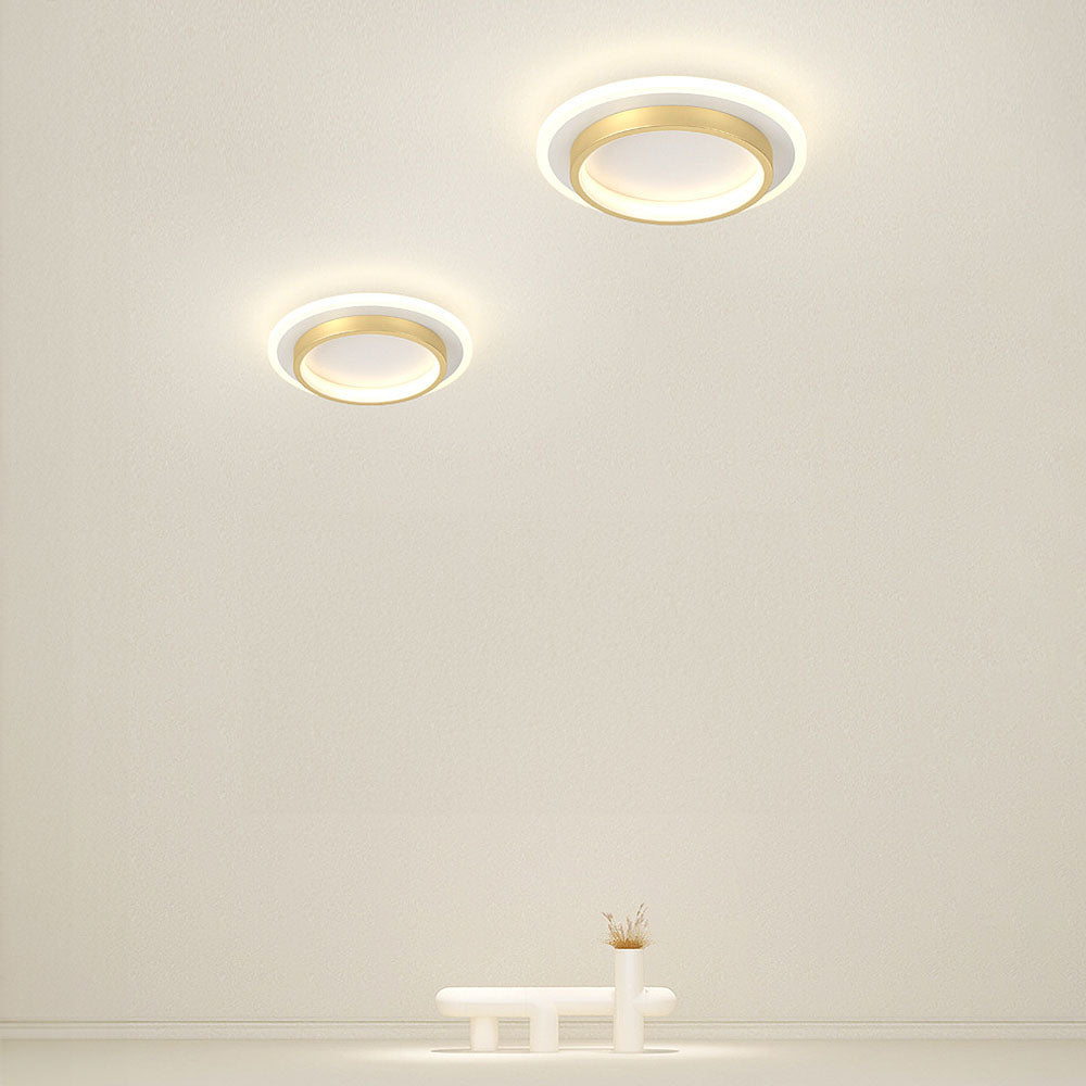 Round Metal & Acrylic Ceiling Light