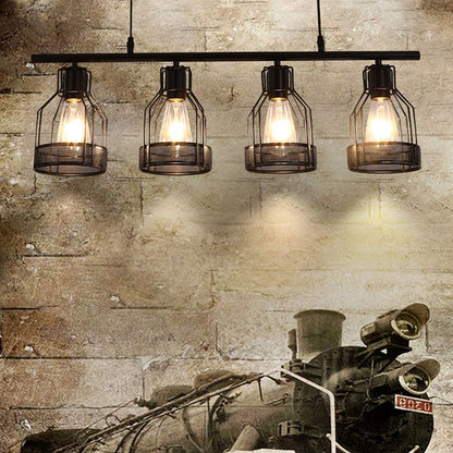 Vintage Black Island Fixture