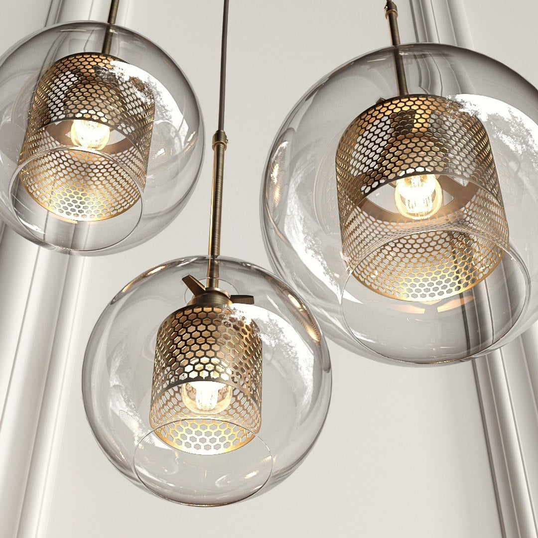 Shine Glass Pendant Light