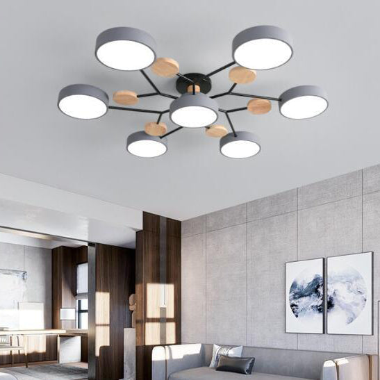 Round Nordic Ceiling Lamp