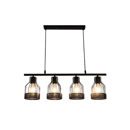 Vintage Black Island Fixture