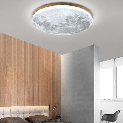 Minimalist Moon Ceiling Light