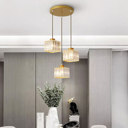 Multi-Light Crystal Island Pendant