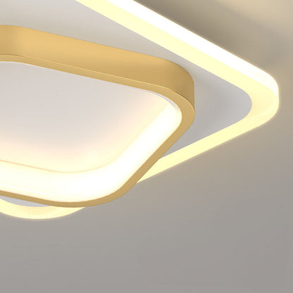 Gold Square LED Panel