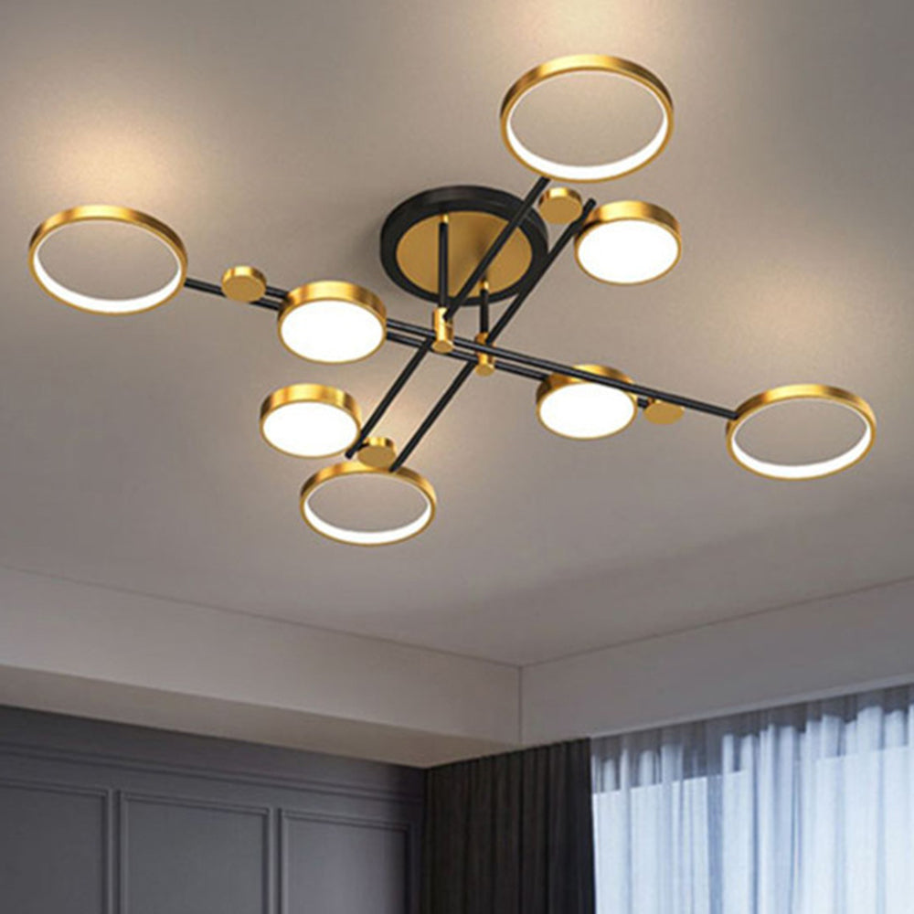 Contemporary Ringed Ceiling Light