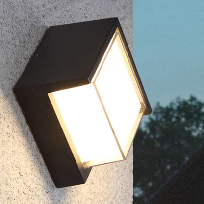 Geometric LED Outdoor Wall Light