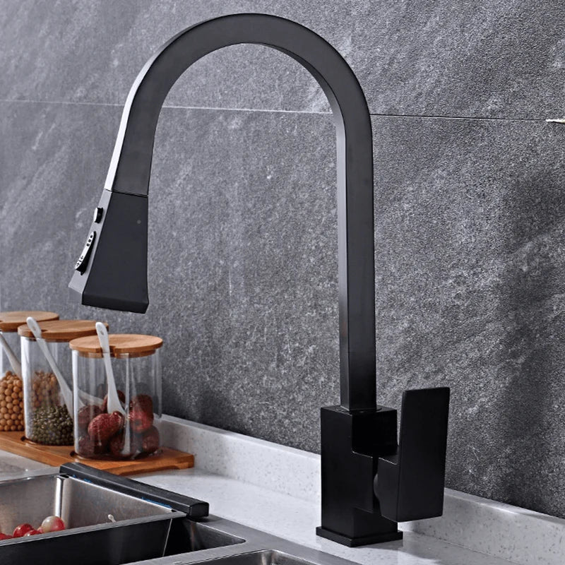 Modern Retractable Kitchen Faucet