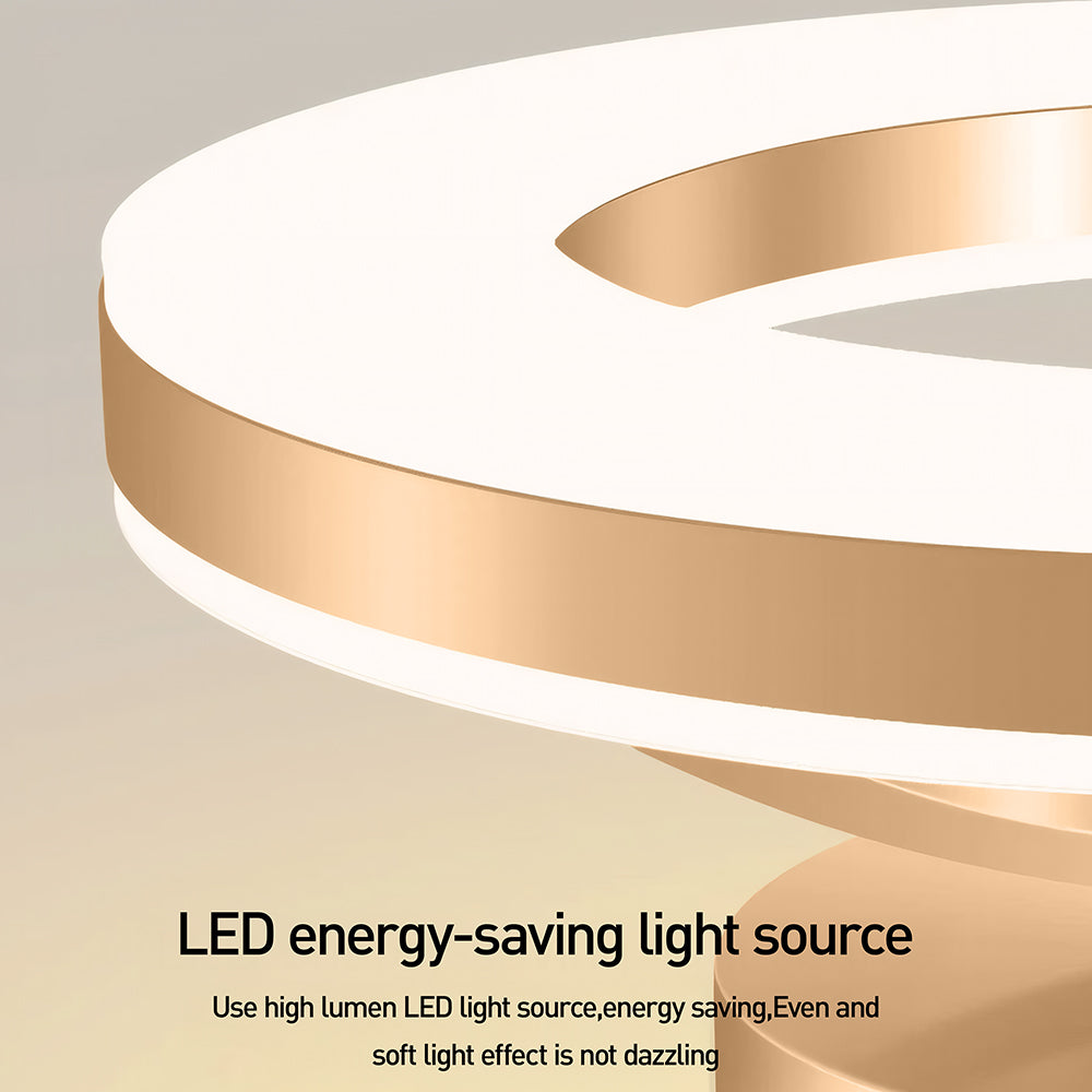 Sleek Gold Lighting Panel