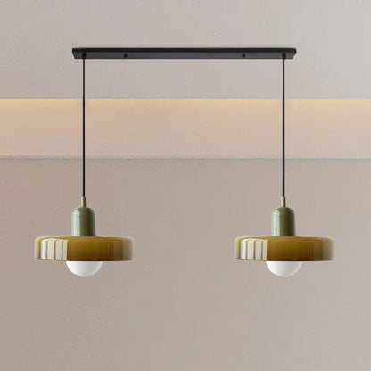 Sleek Glass Dining Lamp