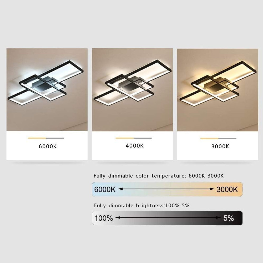Geometric LED Ceiling Light