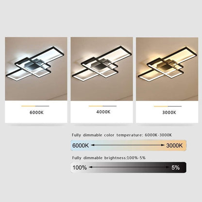 Geometric LED Ceiling Light