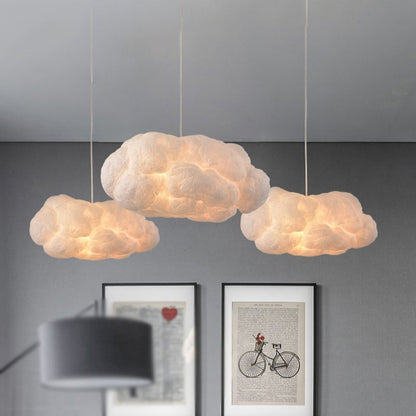 Cloud-Shaped LED Pendant Light