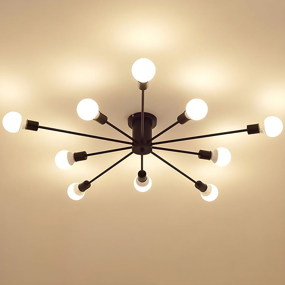 Gold Iron Bedroom Chandelier