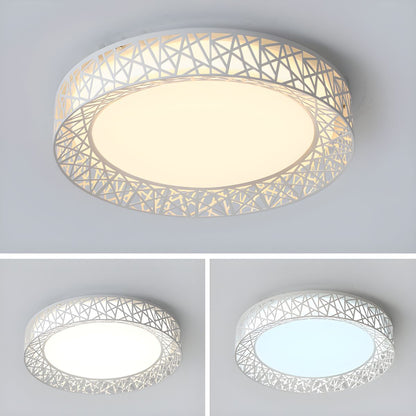 Geometric Flush Ceiling Lamp