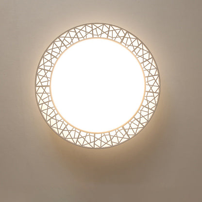 Geometric Flush Ceiling Lamp
