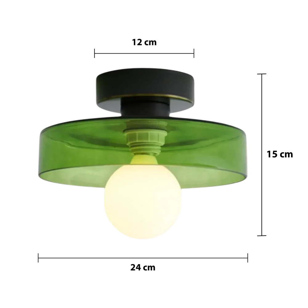 Modern ceiling light in Bauhaus style