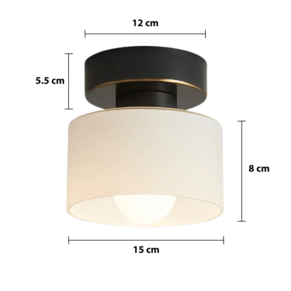 Modern ceiling spotlight Bauhaus design
