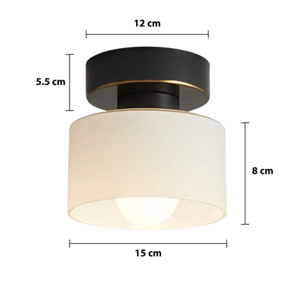 Modern ceiling spotlight Bauhaus design