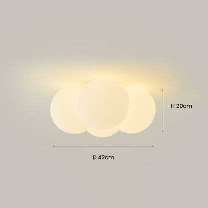 Nordic Cloud-Inspired Ceiling Light