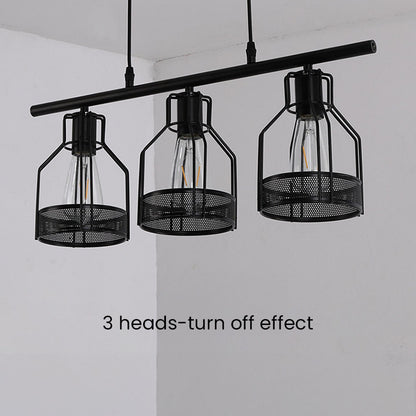 Vintage Black Island Fixture
