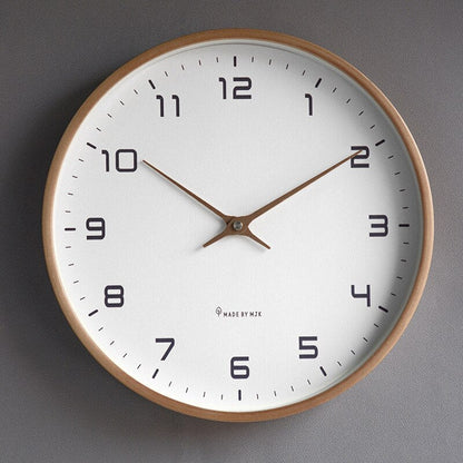 Stylish Scandinavian Wooden Wall Clock