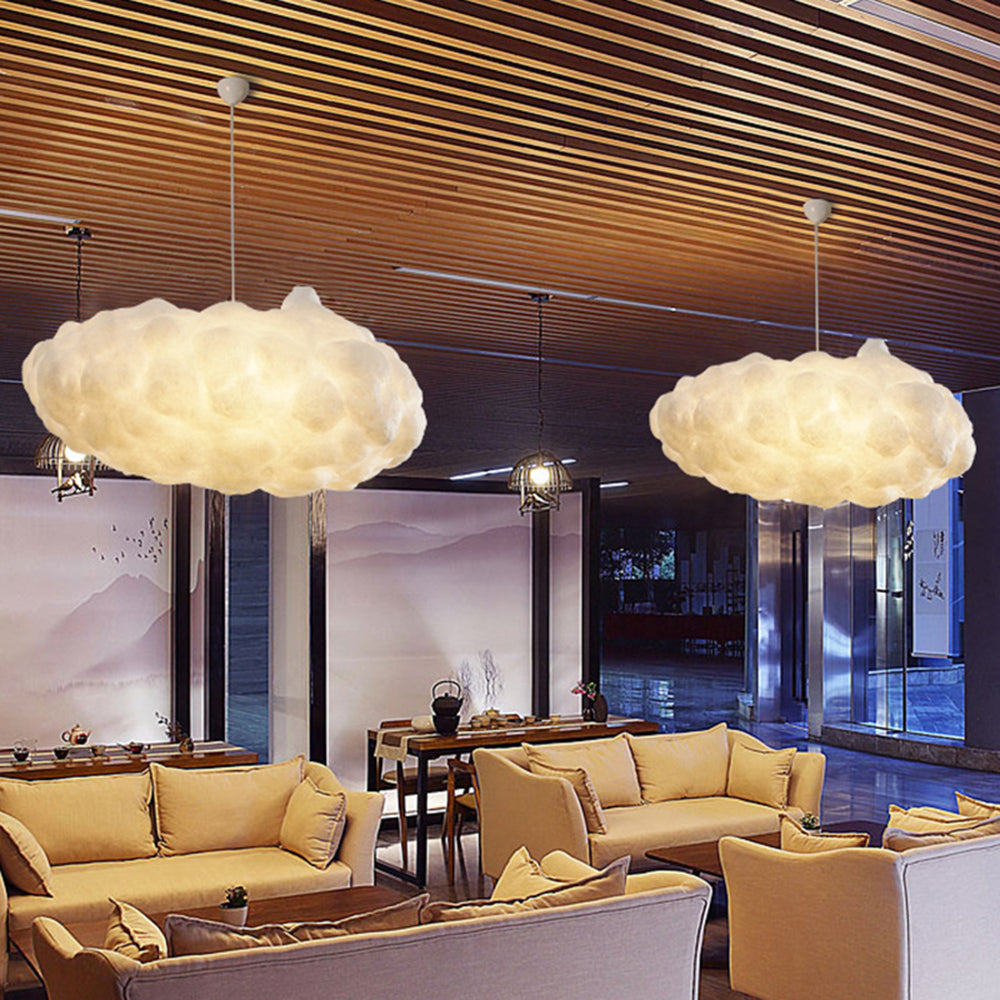 Cloud-Shaped LED Pendant Light