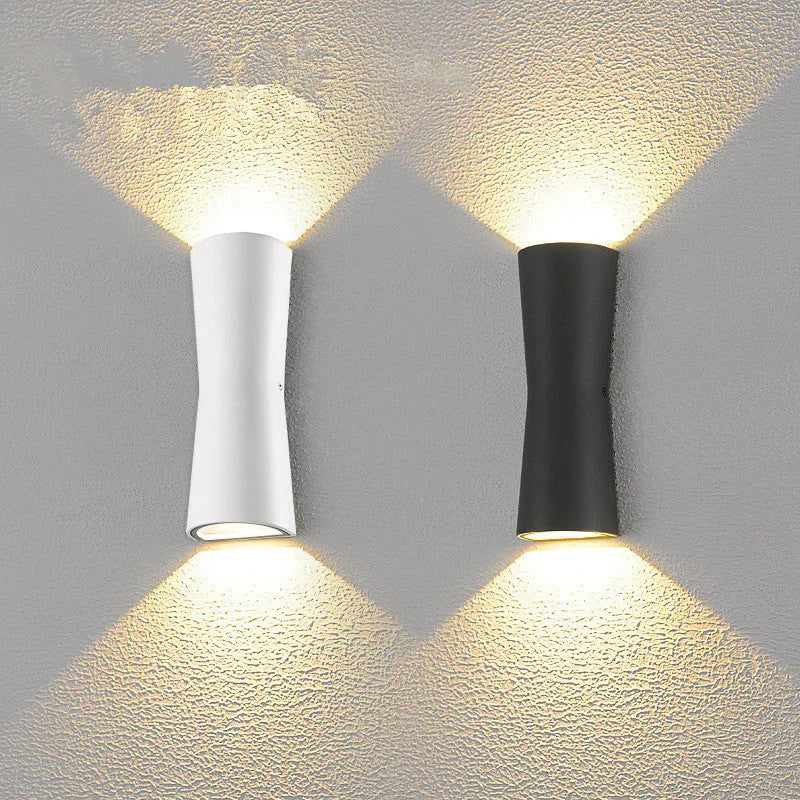 Modern Dual-Beam LED Outdoor Wall Light
