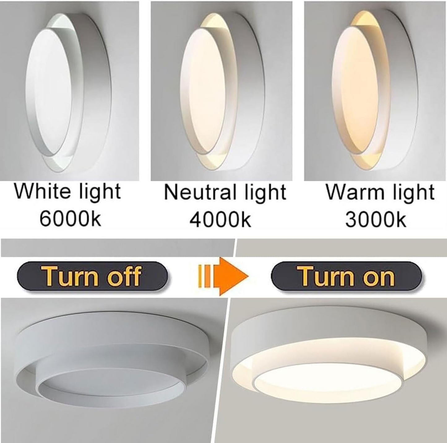Round Nordic LED Light