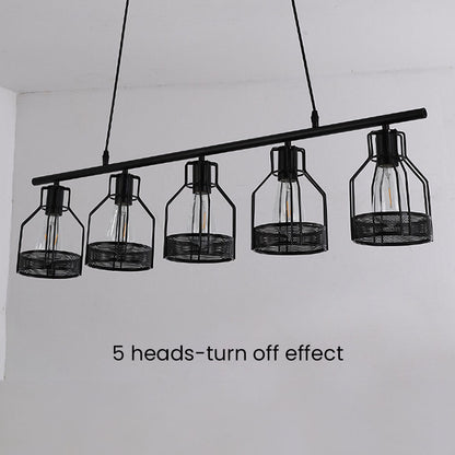 Vintage Black Island Fixture