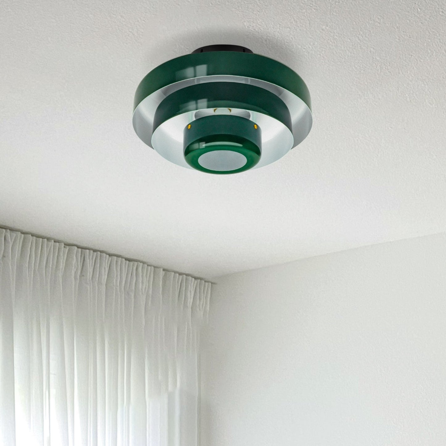 Mid-Century Flush Mount Light