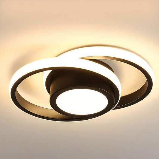 Twin Ring LED Ceiling Light