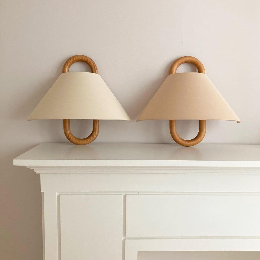 Contemporary Pleated Wall Lamp