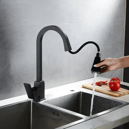 Modern Retractable Kitchen Faucet