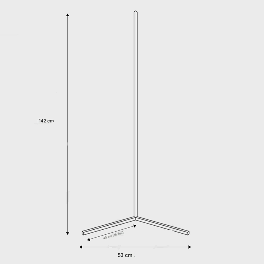 Corner LED Floor Lamp