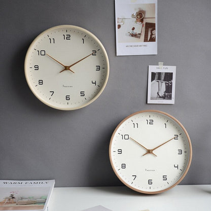 Stylish Scandinavian Wooden Wall Clock