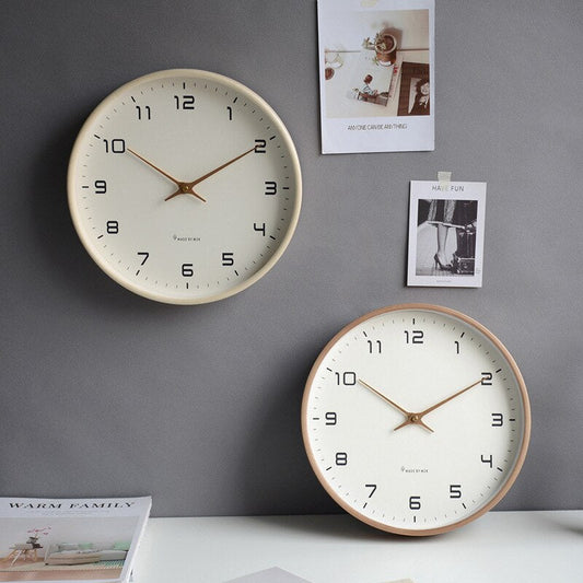 Stylish Scandinavian Wooden Wall Clock
