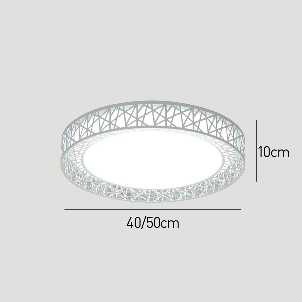 Geometric Flush Ceiling Lamp