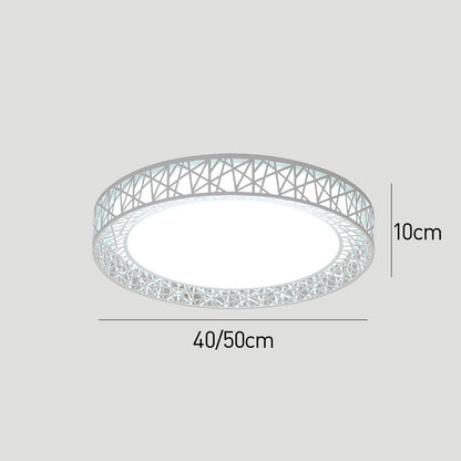 Geometric Flush Ceiling Lamp
