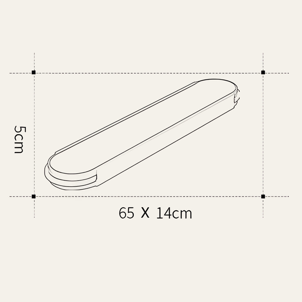 Acrylic Flush Ceiling Luminaire