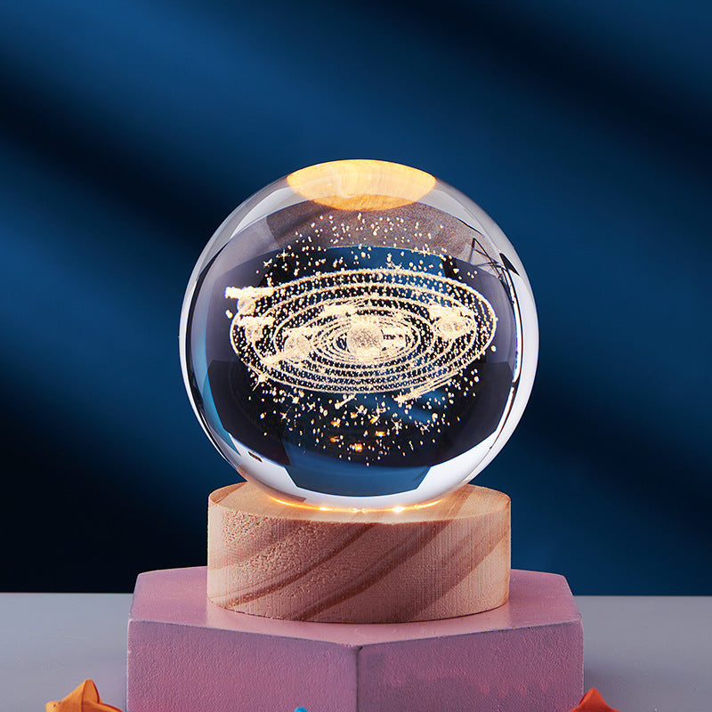 3D Glow Crystal Magic Lamp