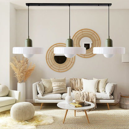 Triple Glass Pendant Light