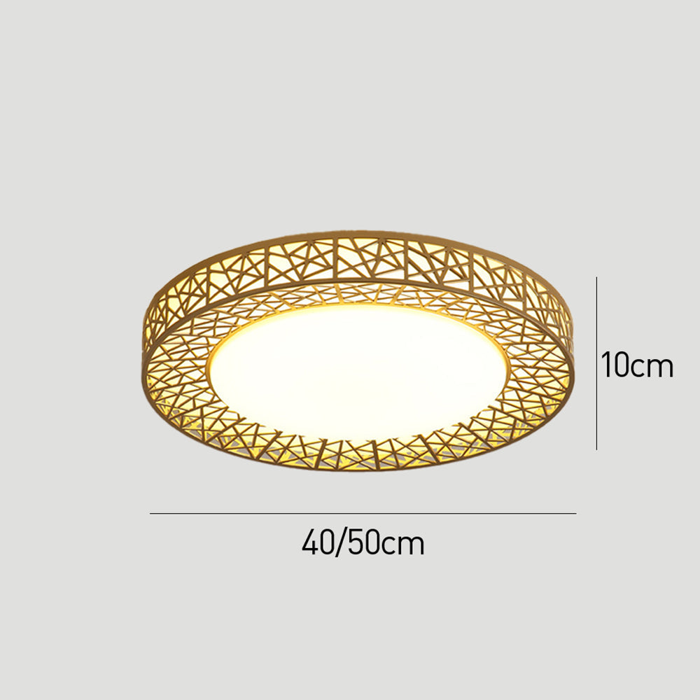 Geometric Flush Ceiling Lamp