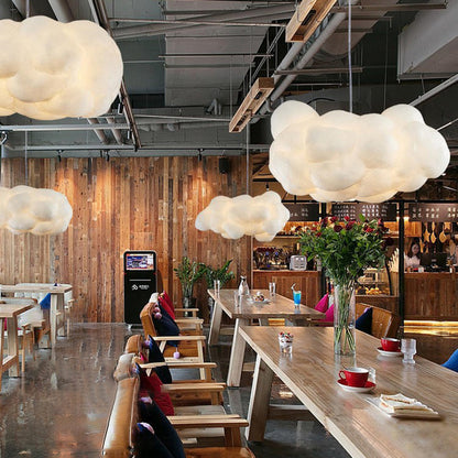Cloud-Shaped LED Pendant Light