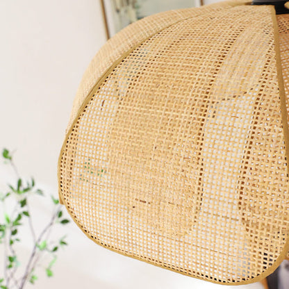 Rattan Petal Ceiling Light